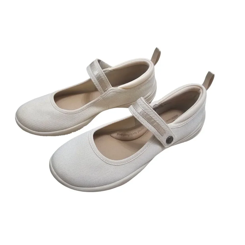 JSport Melody Cream Mary Jane Casual Comfort Shoe 7.5